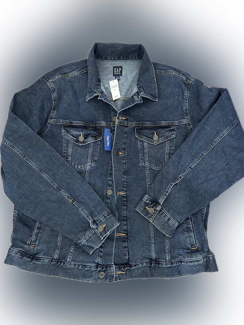 GAP Men's Denim Jacket - Medium Blue Trucker